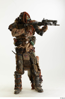  Photos Ryan Sutton Junk Town Postapocalyptic Bobby Suit Poses aiming a gun standing whole body 0008.jpg